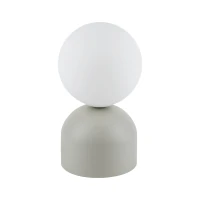 Table lamp 8 W – rounded form, beige, G9 - Image 2