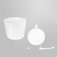 SANTANA 15 W table lamp – classic, white, E27 socket - Image 9