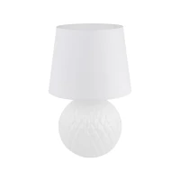 SANTANA 15 W table lamp – classic, white, E27 socket - Image 2