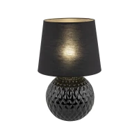 SANTANA 15 W table lamp – classic, black, E27 socket - Image 5