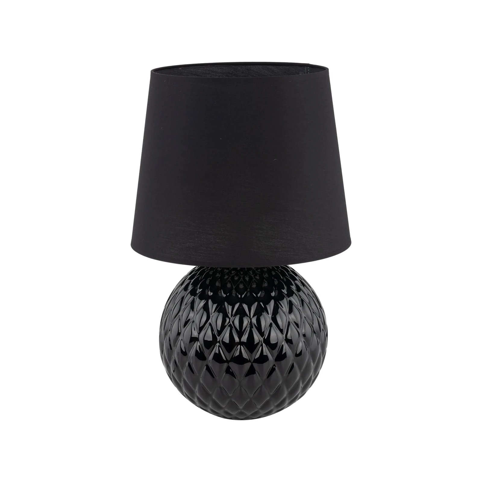 SANTANA 15 W table lamp – classic, black, E27 socket
