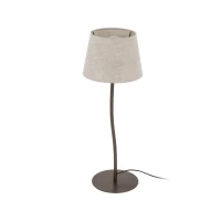 NICOLA 15 W table lamp – classic, brown and beige, E27 socket - Image 2