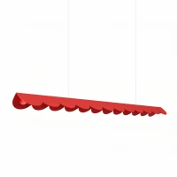 Pakabinamas šviestuvas 131 cm – linijinis, raudonas, LED 3000K - Nuotrauka 2