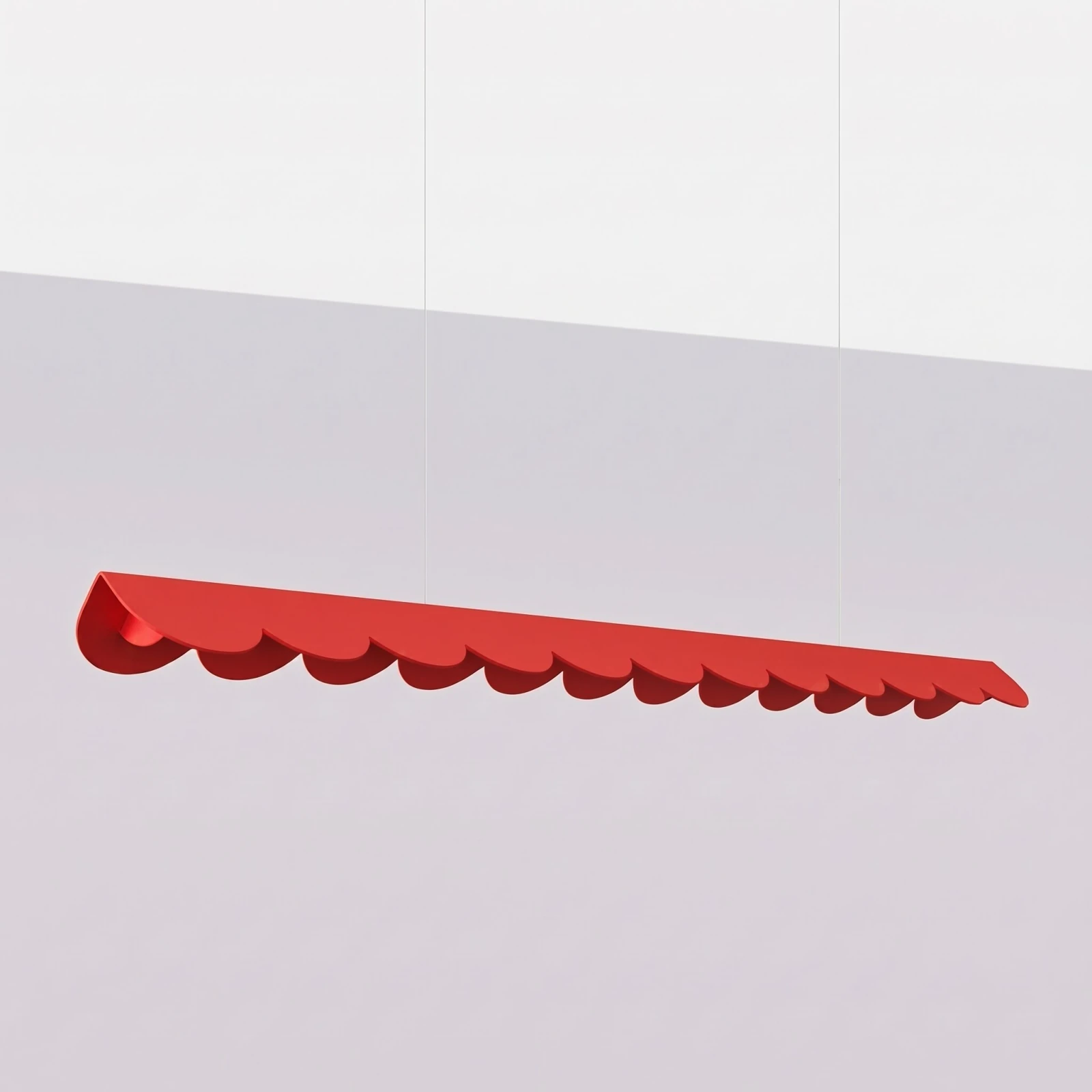 Pakabinamas šviestuvas 131 cm – linijinis, raudonas, LED 3000K