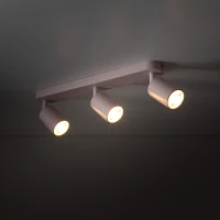 LIVIA ceiling light 3 x GU10 – pink, adjustable spotlights - Image 2