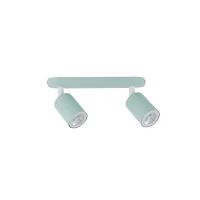 LIVIA 2xGU10 ceiling light – mint, adjustable spotlights - Image 2