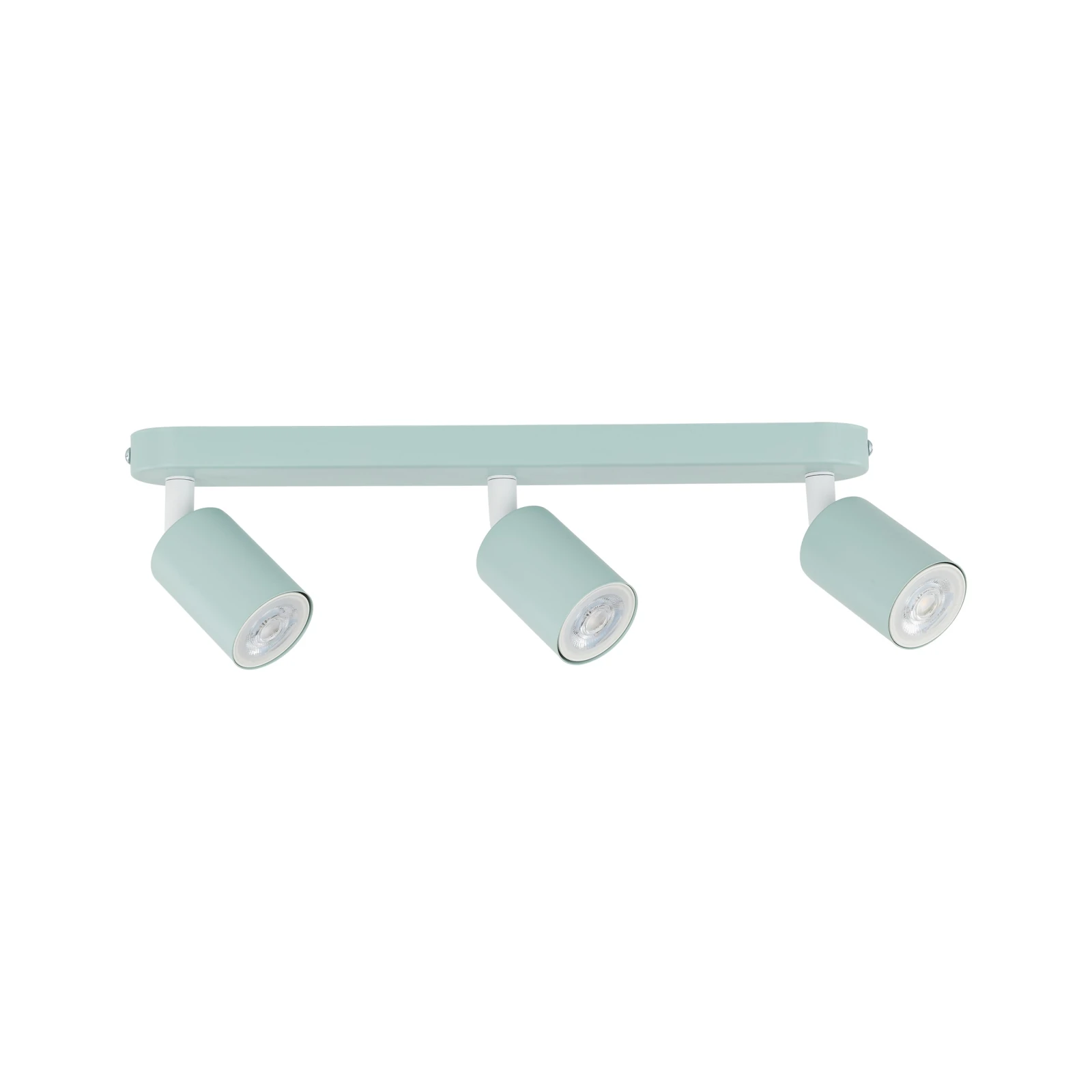 LIVIA 3xGU10 ceiling light – mint, adjustable spotlights