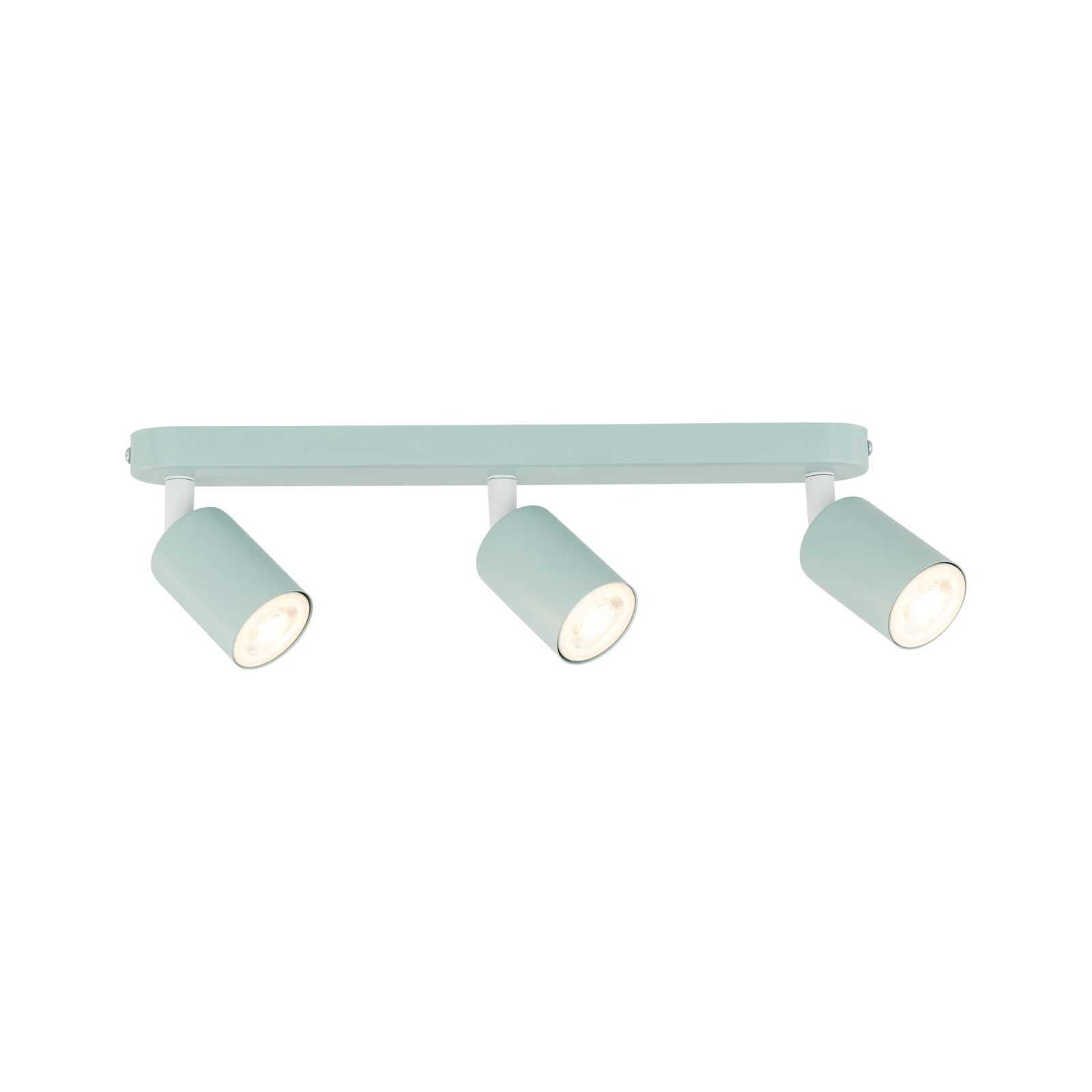 LIVIA 3xGU10 ceiling light – mint, adjustable spotlights