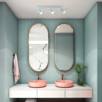 LIVIA 3xGU10 ceiling light – mint, adjustable spotlights - Image 3