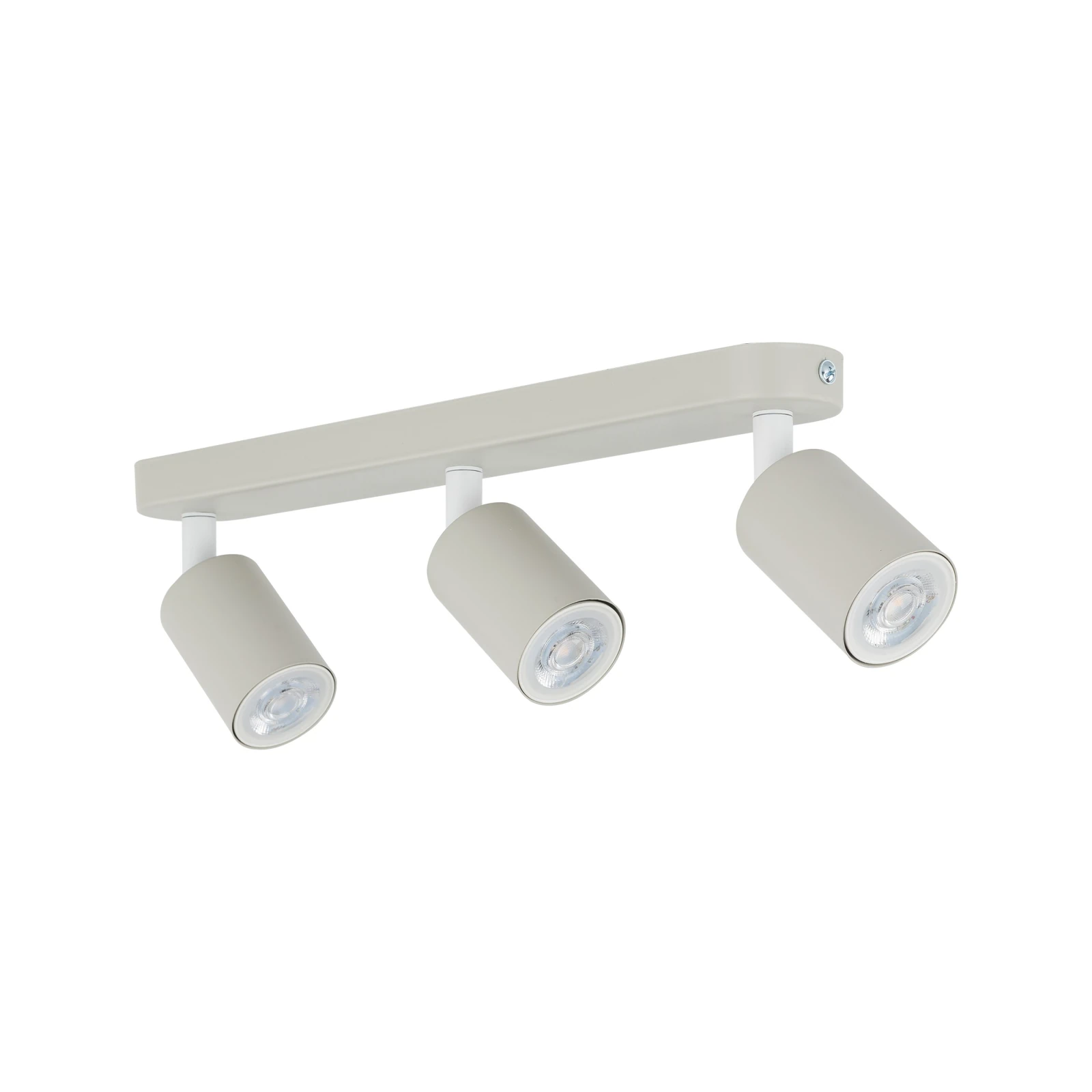 LIVIA ceiling light 3xGU10 – adjustable, beige finish