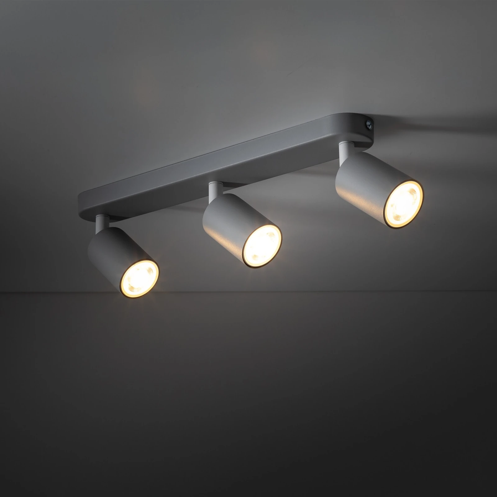 LIVIA ceiling light 3xGU10 – adjustable, beige finish