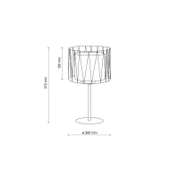 HARMONY SABIA JUTA LAMPKA NOCNA 1XE27 - Image 8