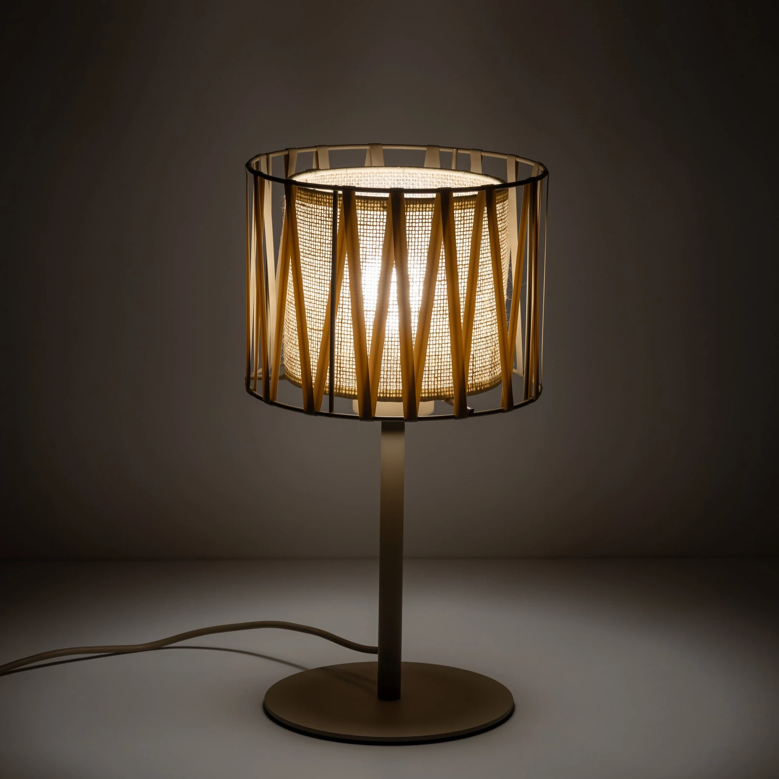 HARMONY SABIA JUTA LAMPKA NOCNA 1XE27