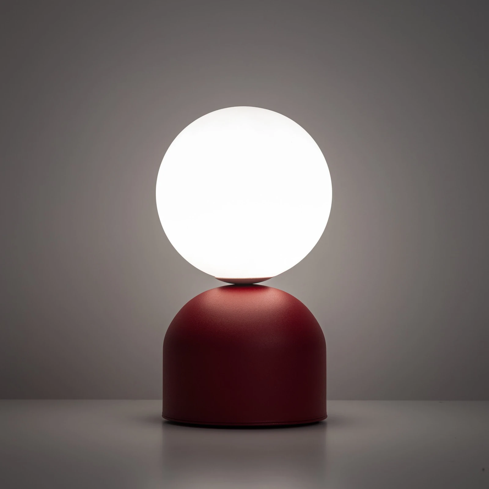 MIKI BURGUND LAMPKA NOCNA 1XG9