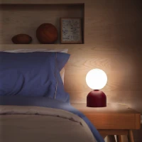 MIKI BURGUND LAMPKA NOCNA 1XG9 - Image 3