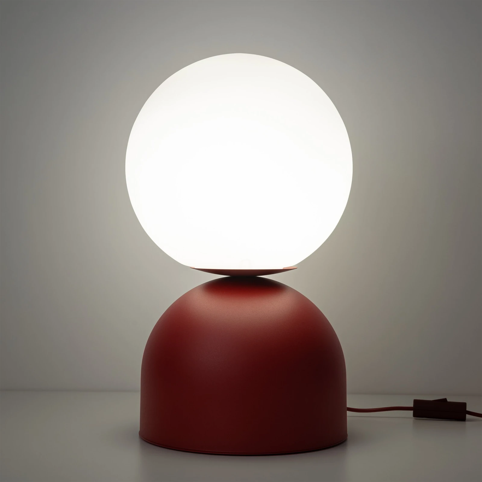 MIKI BURGUND BIG LAMPKA NOCNA 1XE27
