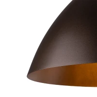 FARO pakabinamas šviestuvas 1xE27, rudas, 50 cm - Nuotrauka 5