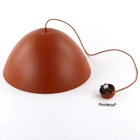 FARO 50 cm pakabinamas šviestuvas, oranžinis, E27 - Nuotrauka 10