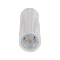 TUNE M ceiling light – white ribbed cylinder, GU10 - Image 5