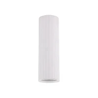 TUNE M ceiling light – white ribbed cylinder, GU10 - Image 7