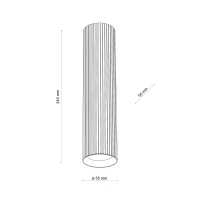 TUNE ceiling light 10 W – cylindrical, white, GU10 - Image 9