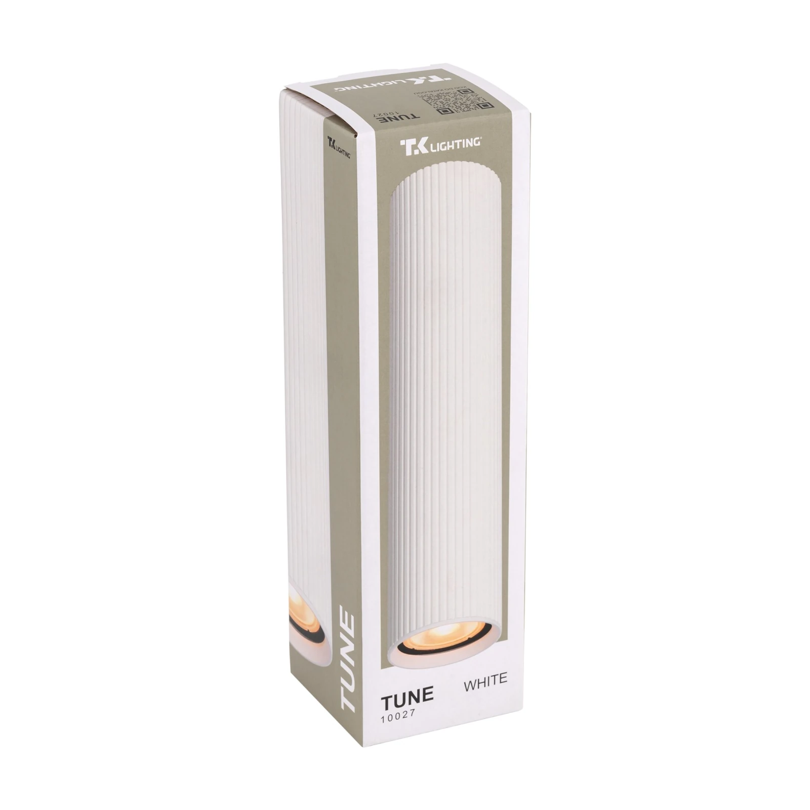 TUNE ceiling light 10 W – cylindrical, white, GU10