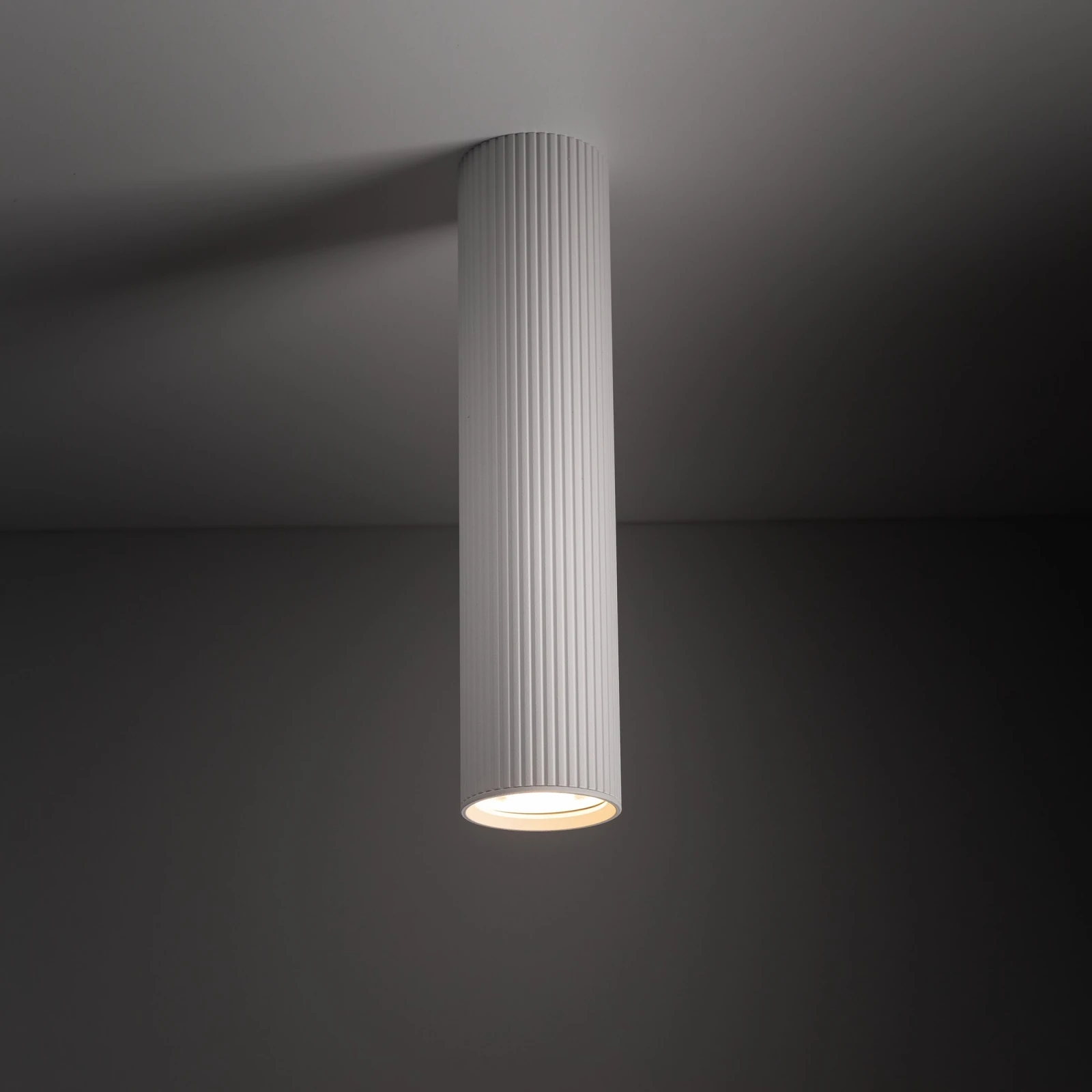 TUNE ceiling light 10 W – cylindrical, white, GU10