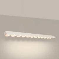 Pakabinamas šviestuvas 131 cm – linijinis, smėlio, LED 3000K - Nuotrauka 1