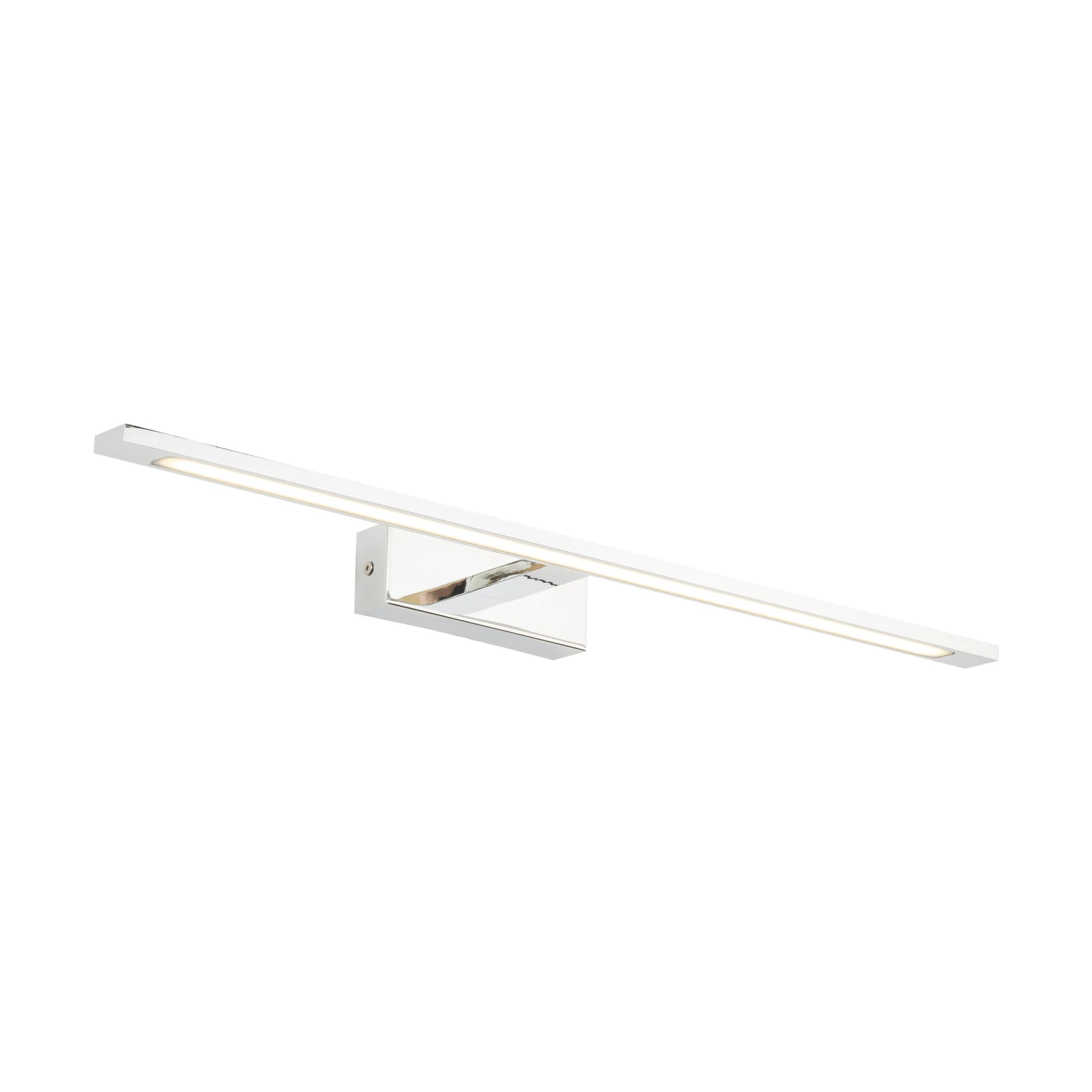 GALLERY LED wall light 20 W – linear, chrome, IP44
