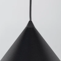 CONO XL pendant light 15 W – conical, black, E27 socket - Image 4