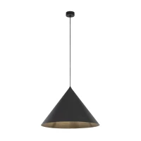 CONO XL pendant light 15 W – conical, black, E27 socket - Image 9