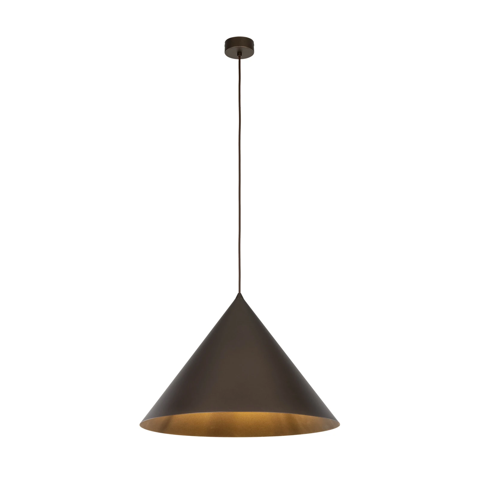 CONO XL pakabinamas šviestuvas, rudas, E27, 15 W