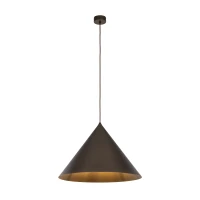 CONO XL pakabinamas šviestuvas, rudas, E27, 15 W - Nuotrauka 4