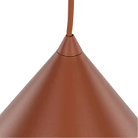 CONO XL pendant light – cone shade, orange, E27 - Image 3