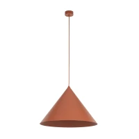 CONO XL pendant light – cone shade, orange, E27 - Image 2