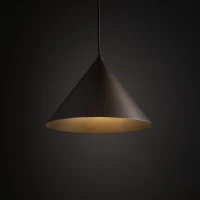 CONO M pakabinamas šviestuvas, rudas, E27 - Nuotrauka 1