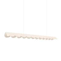 Pakabinamas šviestuvas 131 cm – banguotas, smėlinis, CRI98 LED - Nuotrauka 2