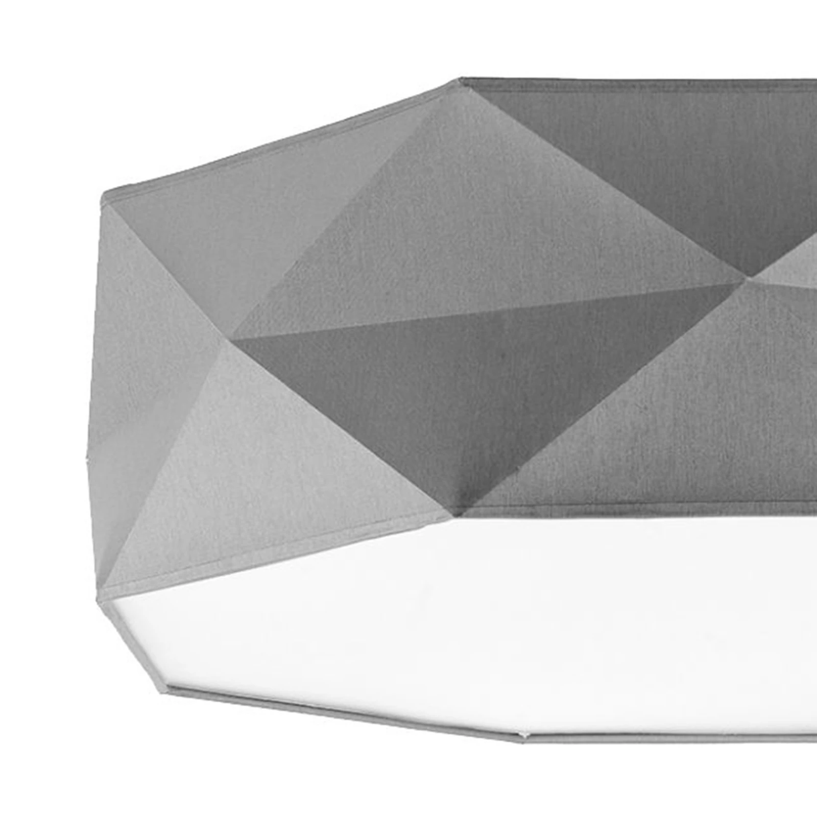 KANTOOR ceiling light 4xE27 – grey, geometric shades