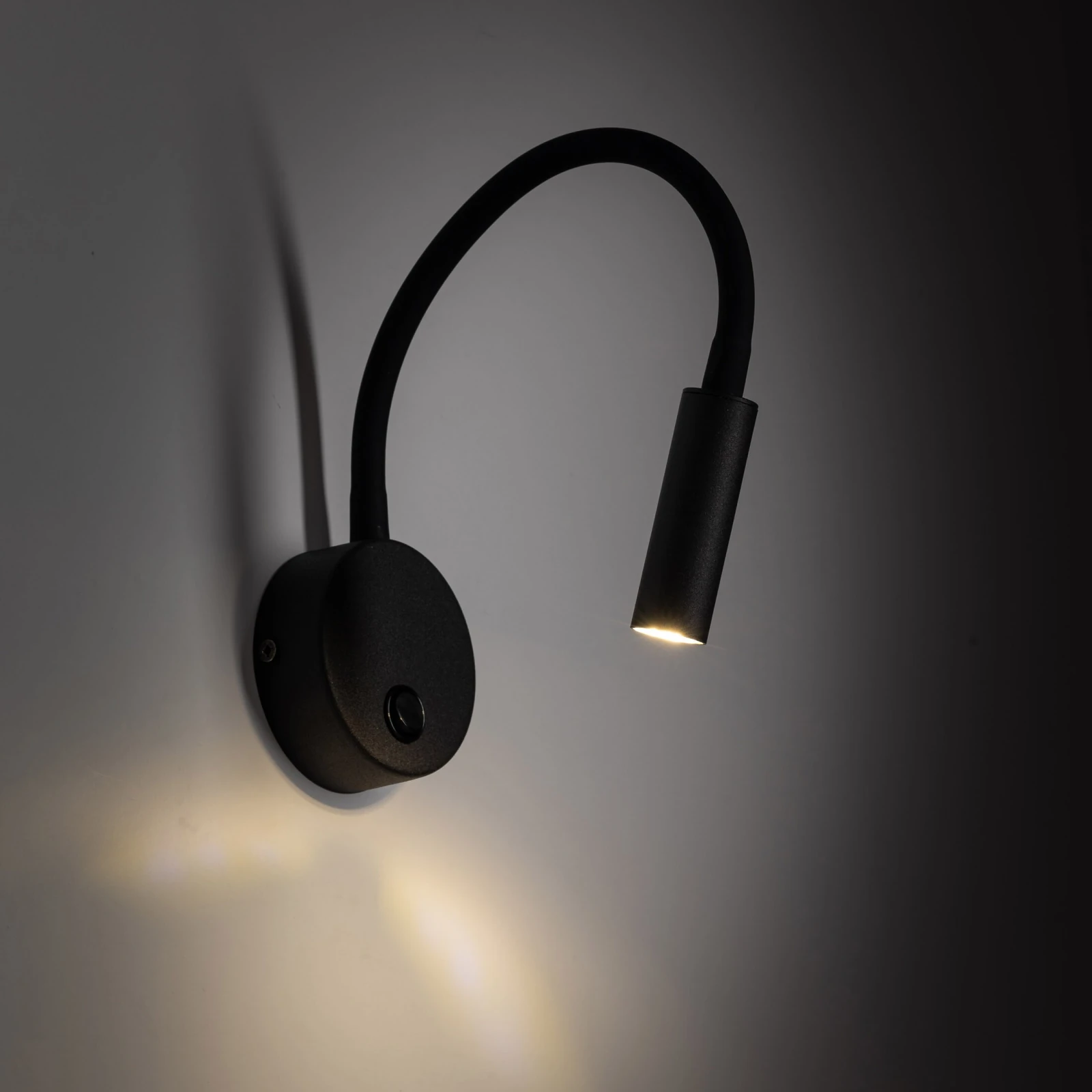 LAGOS wall light 3 W – black, adjustable light direction