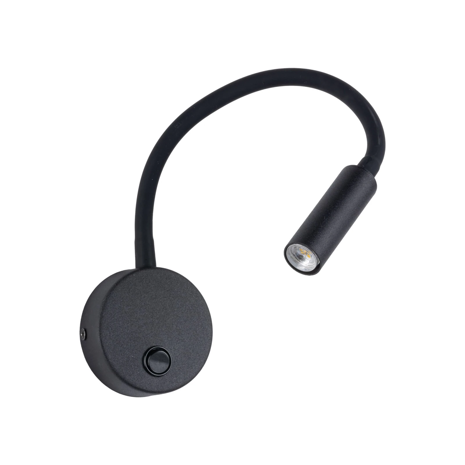 LAGOS wall light 3 W – black, adjustable light direction