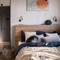 LAGOS wall light 3 W – black, adjustable light direction - Image 1