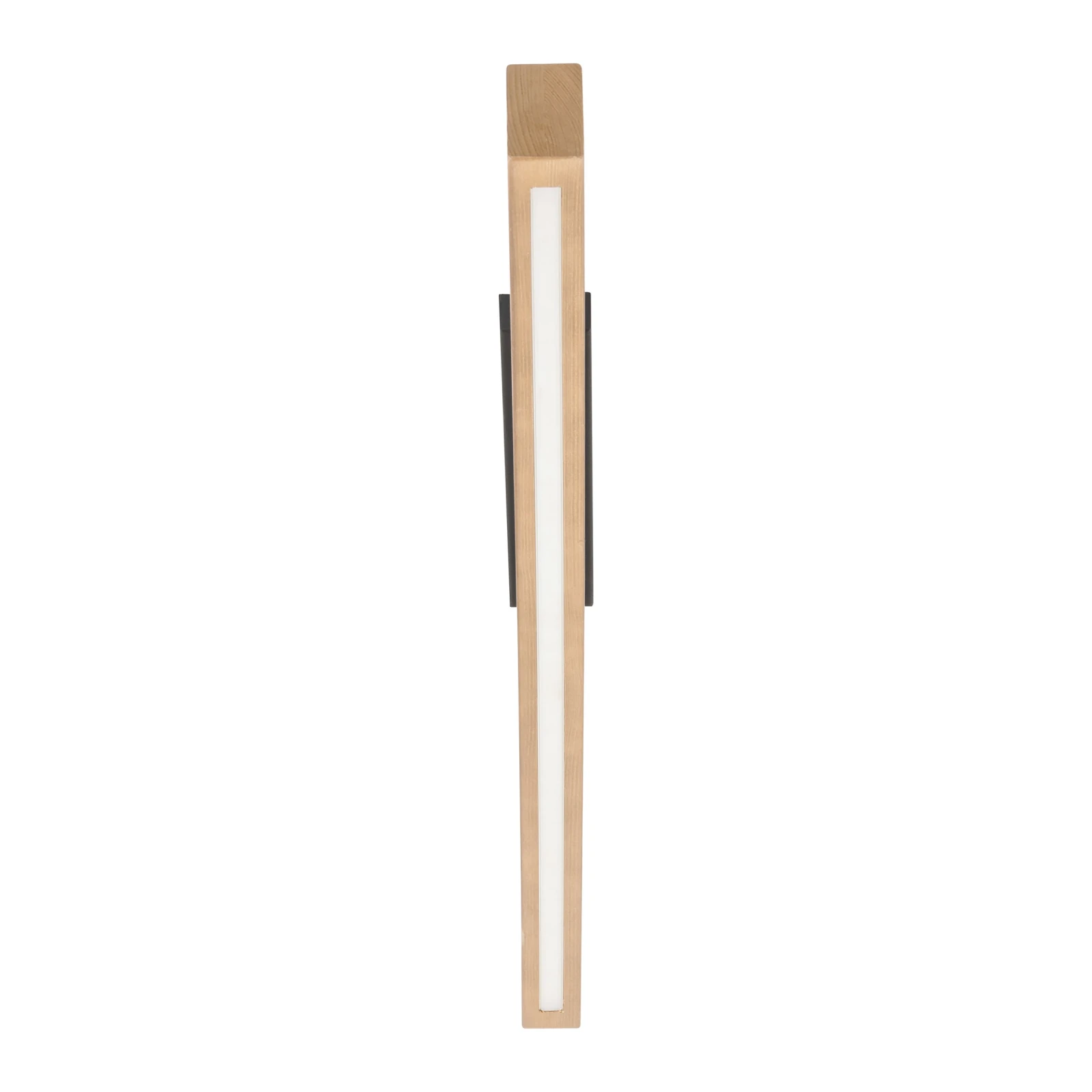 LED ceiling light 22 W – linear, pine and black, warm light
