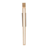 LED ceiling light 22 W – linear, pine and black, warm light - Image 5