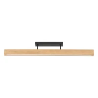 LED ceiling light 22 W – linear, pine and black, warm light - Image 8