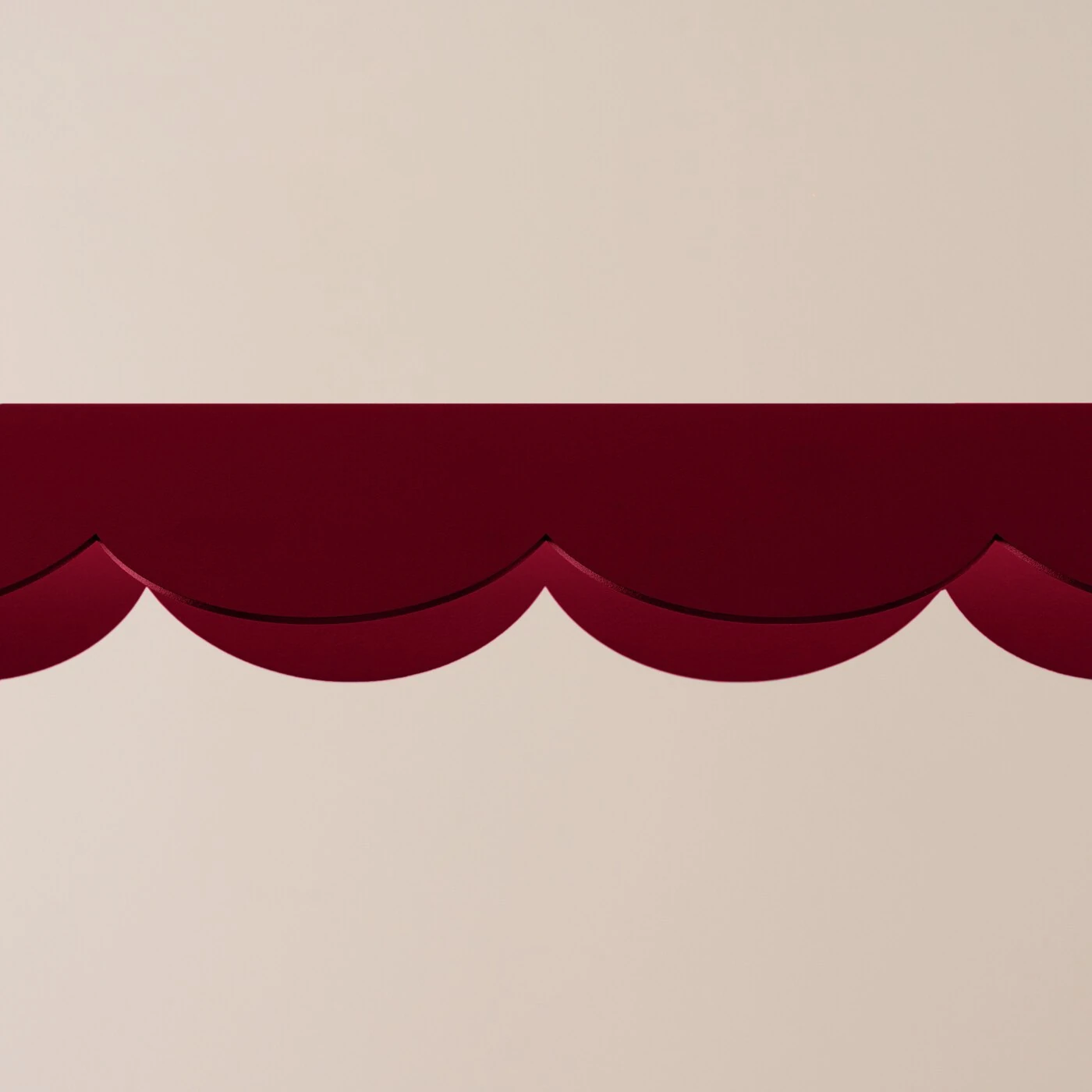 Pendant lamp 131 cm – linear, burgundy, LED 16W