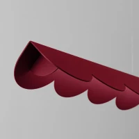 Pakabinamas šviestuvas 131 cm – linijinis, burgundinis, CRI98 LED - Nuotrauka 4