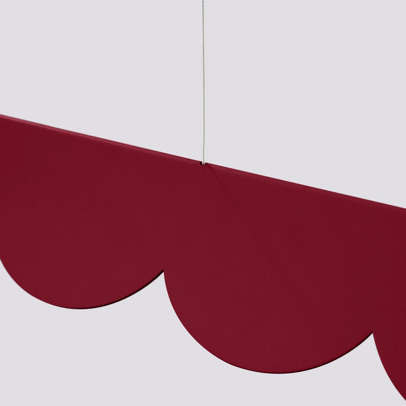 Pakabinamas šviestuvas 131 cm – linijinis, burgundinis, CRI98 LED