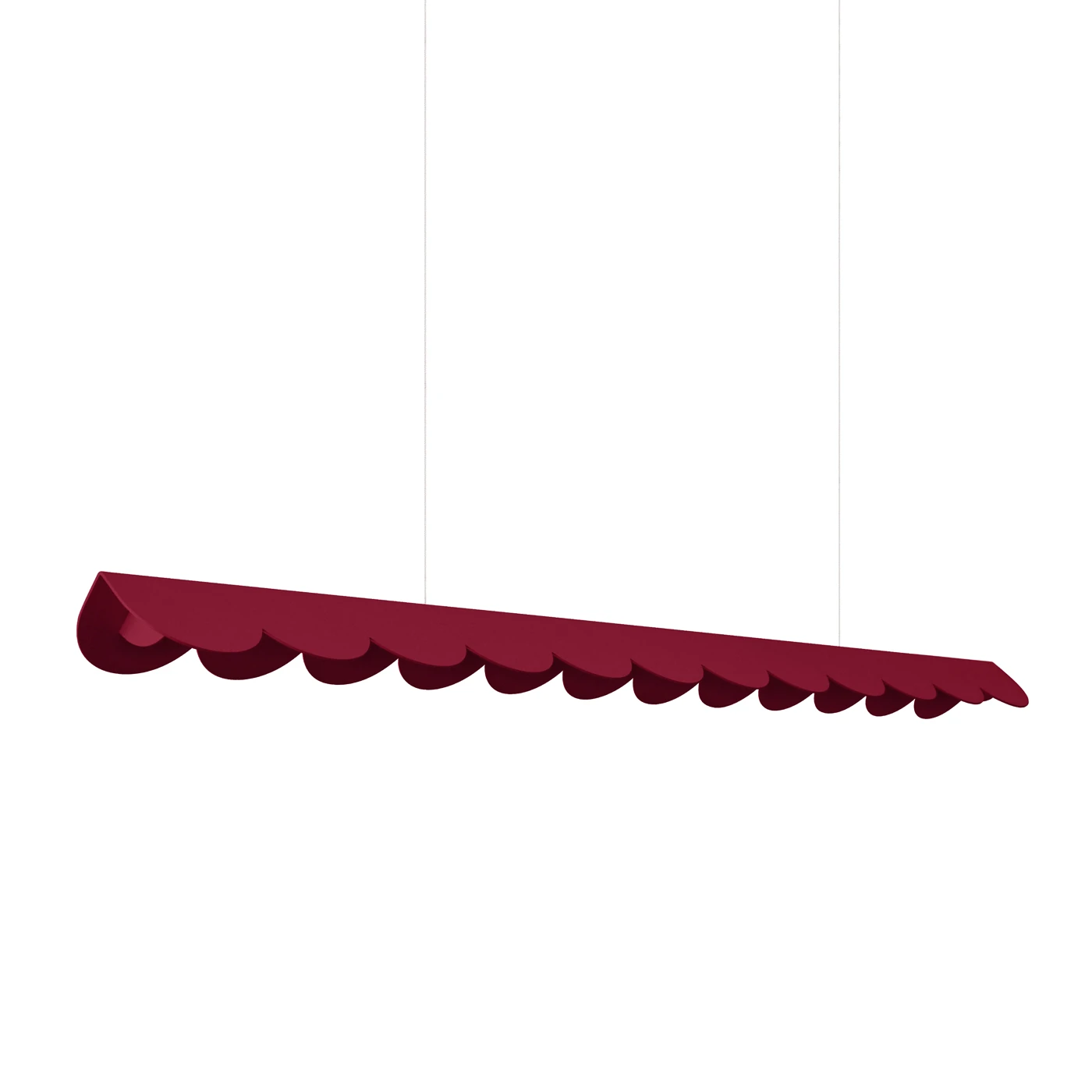 Pakabinamas šviestuvas 131 cm – linijinis, burgundinis, CRI98 LED