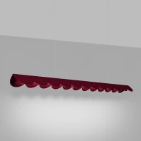 Pakabinamas šviestuvas 131 cm – linijinis, burgundinis, CRI98 LED - Nuotrauka 1