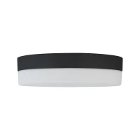 2xE27 ceiling light – round, black, IP44 bathroom rated - Image 9